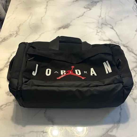Jordan Black and Red Duffel Bag - Picture 6 of 14